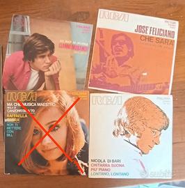 dischi vinile 45 giri Albano,Feliciano e di bari