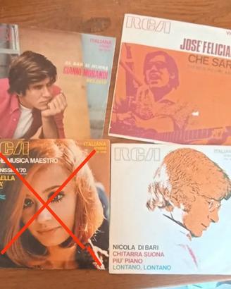 dischi vinile 45 giri Albano,Feliciano e di bari