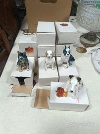 Statuine Cani in porcellana Bone China