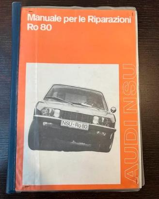 Manuale Officina/Riparazione NSU RO 80