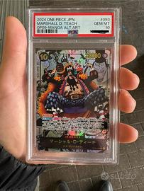 One piece op09 jap teach manga psa10