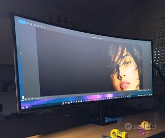 Monitor Curvo DELL 34" - WQHD - Risoluzione 2K