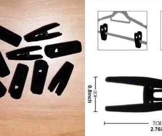 8 MOLLETTE VELLUTO ANTISCIVOLO PER APPENDIABITI