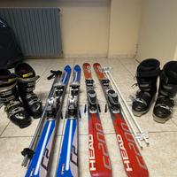 2 Kit completi Sci (Uomo/Donna/Bambino)