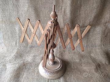 Dipanatore matasse in legno, vintage 