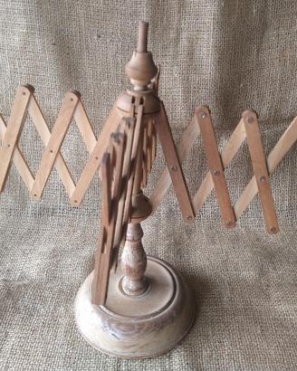 Dipanatore matasse in legno, vintage 