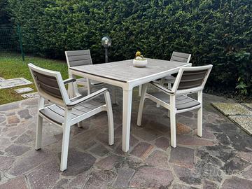 Set da giardino tavolo e sedie Harmony di Keter
