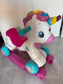 cavalcabile e dondolo unicorno