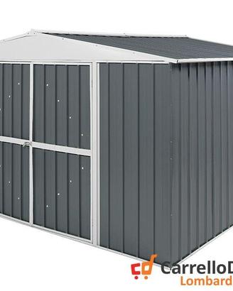 Box in Acciaio da giardino 360x345 grigio scuro