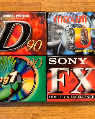 Lotto di musicassette sigillate B