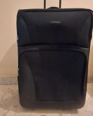 Trolley Ghepard grande e 5 valigie vintage