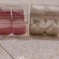 coppia scarpine primi mesi NUOVE bambina