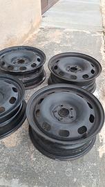 cerchi in ferro volkswagen raggio 15 ( 6Jx15H2)
