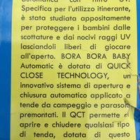 Tenda parasole con filtro uv