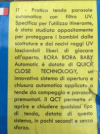 Tenda parasole con filtro uv