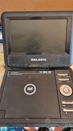 0945-Lettore DVD Portatile Majestic DVX 166