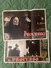 2 fotobuste origini film  il processo di Pabst