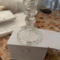 Porta candele di vetro 10pz