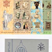 VATICANO ANNI 1981/82/83/84 CON FOGLIETTI FDS/MNH