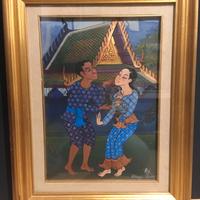 Quadro vintage Thailandese