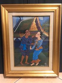 Quadro vintage Thailandese