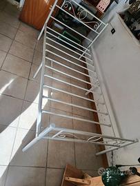 letto singolo blanco in ferro