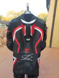 Tuta moto 48 spyke in pelle intera