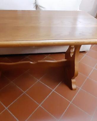 Tavolo in legno massello  stile arte  rustico