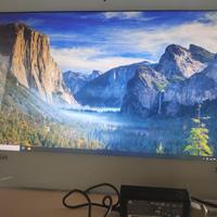 Computer con schermo da 24" 8Gb di ram SSD 128Gb