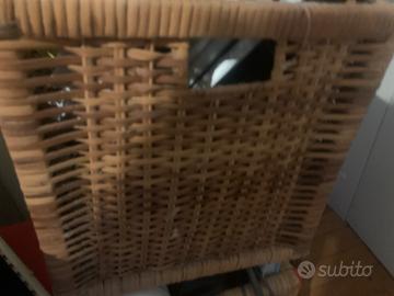 2 Cesti in vimini ikea