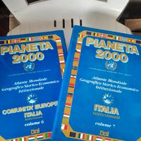 numero 2 libri : atlante geografico e storico 