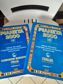 numero 2 libri : atlante geografico e storico 