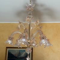 Lampadario in vetro di Murano