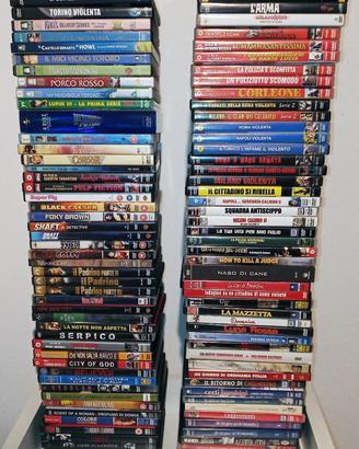 Lotto di 97 DVD. Titoli vari.