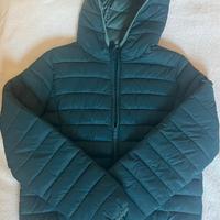 Giubbino primaverile con cappuccio verde okaidi