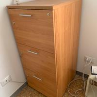 classificatore per ufficio con 3 cassetti