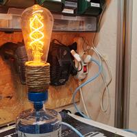 lampada con bottiglia  ginetsu