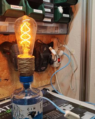 lampada con bottiglia  ginetsu