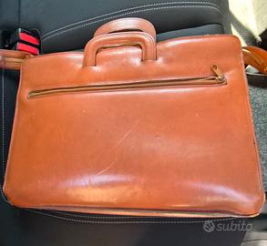 borsa porta PC o documenti in pelle 