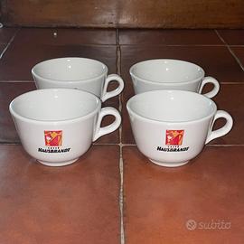 Set 4/8 Tazze Cappuccino Originali Caffè Hausbrand