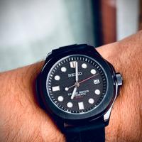 Orologio automatico seiko mod aquanaut nero