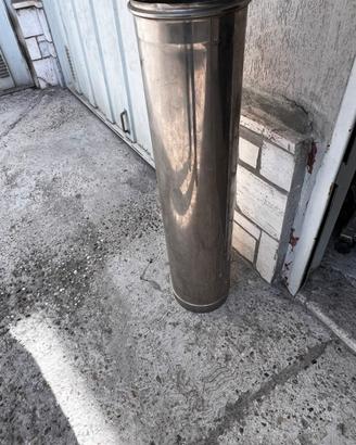 Tubi canna fumaria acciaio camera singola