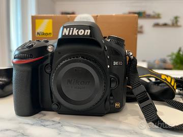 Nikon D610 perfetta - completa + accessori