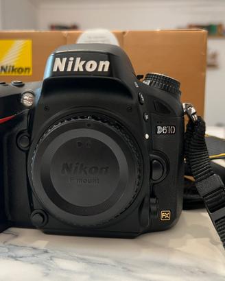 Nikon D610 perfetta - completa + accessori