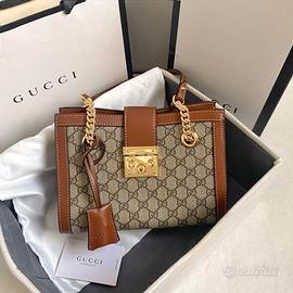 Borsa a tracolla/tote bag con lucchetto GUCCI