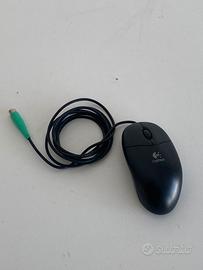 Mouse Ottico PS2 NERO