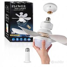 Plafoniera con Ventilatore LED 30 W