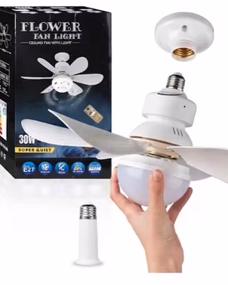 Plafoniera con Ventilatore LED 30 W