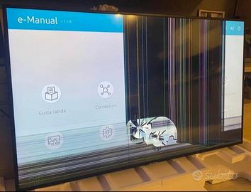 SMART TV 55 POLLICI SAMSUNG SCHERMO ROTTO 