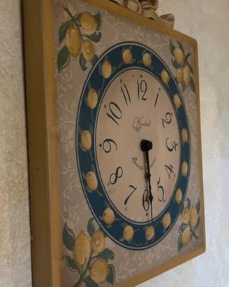 Orologio da parete dipinto a mano